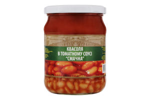 Фасоль в томатном соусе Вкусная Консерваторія с/б 480г