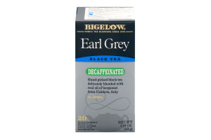 Bigelow Earl Grey Black Tea Decaffeinated - 20 CT