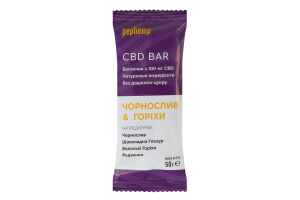 Батончик Чернослив&Орехи CBD Pephemp м/у 50г
