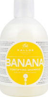 Шампунь д/волосся живильний з екстрактом банану та комплексом вітамінів 1000мл Каллос
