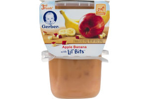 Gerber Apple Banana with Lil' Bits 3rd Foods