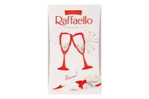 Цукерки у кокосовій стружці з цілим мигдальним горіхом Raffaello к/у 80г