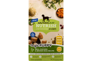 Rachel Ray Nutrish Super Premium Food For Puppies Bright Puppy Real Chicken & Brown Rice Recipe
