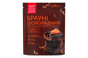 Смесь для выпечки с цедрой апельсина Брауни шоколадный Happy baking Pripravka д/п 300г