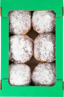 Берлінер з наповнювачем пломбір Гама Fresh Sandwiches к/у 0.42кг