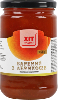 Варенье из абрикосов без косточки стерилизованное Хіт Продукт в/с с/б 385г