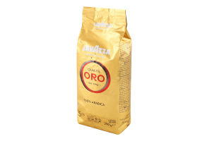 Кофе натуральный жареный в зернах Qualita Oro Lavazza м/у 250г