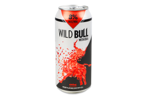 Напій слабоалкогольн Wild Bull смак віскі-кола з/б
