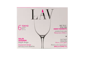 Набір келихів 365мл №TOK561F Tokyo LAV 1шт