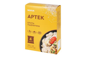 Крупа пшенична в пакетиках Артек Novus к/у 4х70г