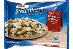 Birds Eye Steamfresh Chef's Favorites Lightly Sauced Penne with Spinach & Parmesan Sauce