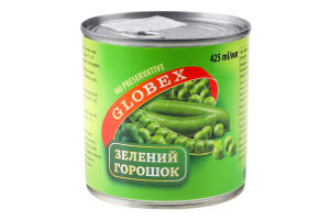 Конс Горошок Globex 420 г зелений И028 (Угорщина)