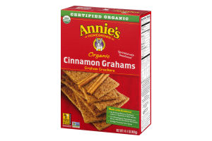 Annie's Homegrown Organic Grahams Crackers Cinnamon