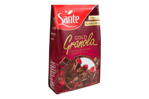 Гранола Brownie&cherry Gold Sante м/у 300г
