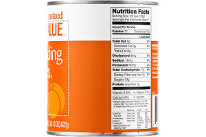 Guaranteed Value Yellow Cling Peaches in Light Syrup