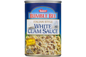 Bumble Bee Italian Style White Clam Sauce