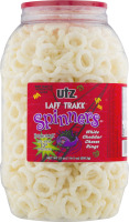 Utz Laff Trakk Spinners White Cheddar Cheese Rings