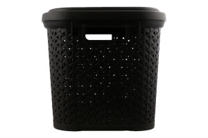 Кошик 30л коричневий з кришкою Diomedea