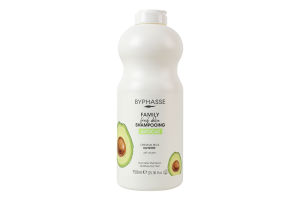 Шампунь для сухих волос с авокадо Family Fresh Delice Byphasse 750мл