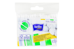 Палочки гигиенические Cotton Bella 100шт