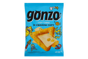 Треугольники кукурузные со вкусом сыра Gonzo м/у 40г