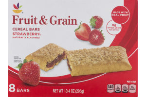 Ahold Fruit & Grain Cereal Bars Strawberry - 8 CT