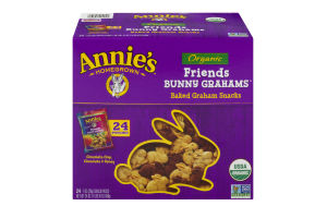 Annie's Homegrown Organic Friends Bunny Grahams - 24 CT