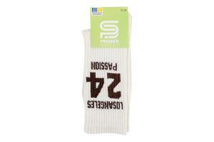 Шкарпетки підліткові Premier socks 24 молоч р22-24