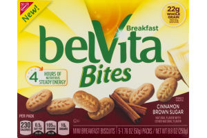 Nabisco belVita Breakfast Bites Cinnamon Brown Sugar - 5 PK
