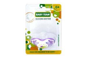 Пустушка ортодонтична від 6 міс №3011 Baby Team 1шт