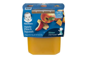 Gerber Apple Peach Sqaush 2nd Foods