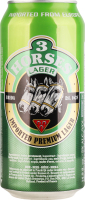 Пиво 3 Horses Lager світле з/б