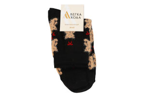 Шкарпетки жіночі Легка хода №5661 23-25 чорний
