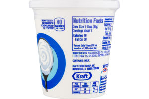 Kraft Simply Reduced Fat Sour Cream