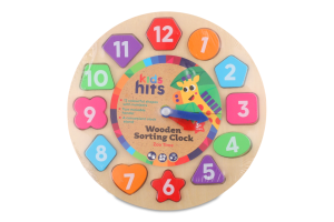 Іграшка Годинник-сортер дерево Kids Hits