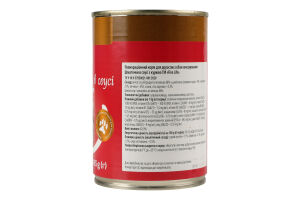 Корм консервований повнораціонний для дорослих собак Шматочки в соусі з куркою Fine Life з/б 415г