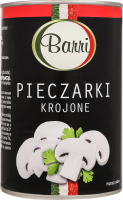 Шампіньйони різані стерилізовані 425мл ж/б Баррі