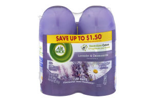 Air Wick Freshmatic Ultra Automatic Spray Lavender & Chamomile - 2 CT
