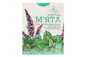 Фиточай М'ята Original herbs к/у 50г