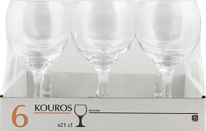 Набор бокалов 210мл №93502-SC6B8 Kouros Uniglass 6шт