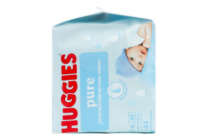 Серветки вологі дитячі Pure Huggies 3х48шт