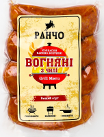 Колбаски Огненные с чили Ранчо в/к в/с кг