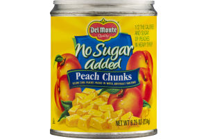 Del Monte No Sugar Added Peach Chunks
