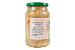 Капуста квашеная органическая стерилизованная Stodola с/б 900г