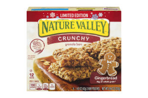 Nature Valley Crunchy Granola Bars Gingerbread - 12 CT