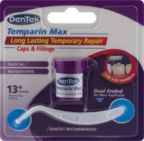 DenTek Temparin Max Long Lasting Temporary Repair Caps & Fillings