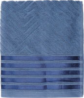 Рушник сталево-синій махровий 50*90см 500г/м2 GM Textile