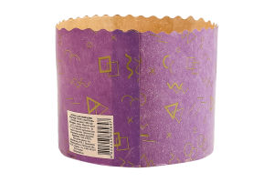 Форма для випікання для виробів з тіста паперова 110х85мм Пастель ТОВ РКСП 1шт