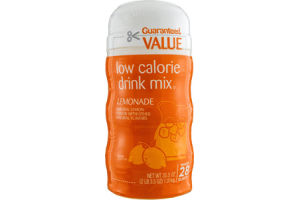 Guaranteed Value Drink Mix Lemonade Low Calorie