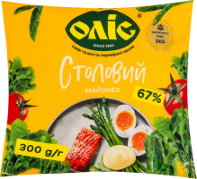Майонез 67% Столовый Оліс м/у 300г